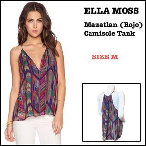 #T178 Ella Moss Top Mazatlan (Rojo) EUC SZ M $138